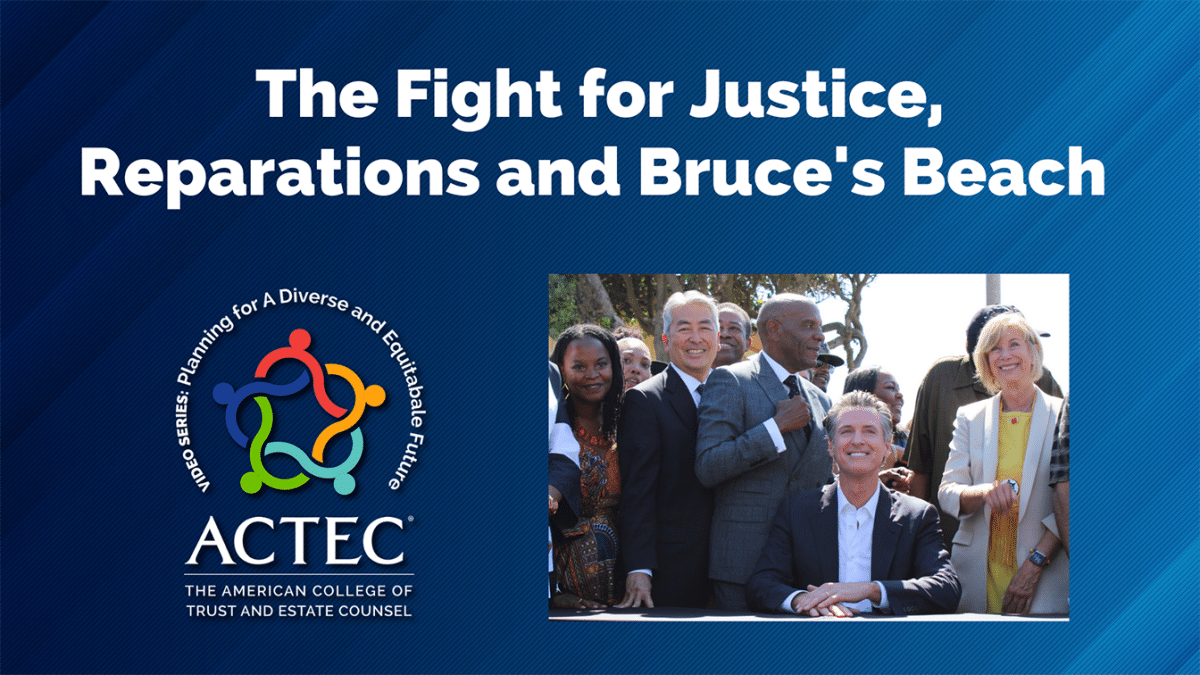 The Fight for Justice, Reparations and Bruce’s Beach