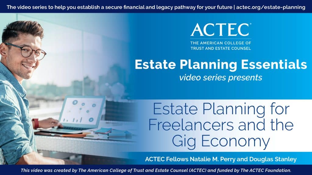 Estate Planning for Freelancers and the Gig Economy